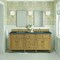 James Martin Vanities 72'' Double Vanity, Light Natural Oak w/ 3 CM Parisien Bleu Quartz Top 424-V72-LNO-3PBL - alternate 5